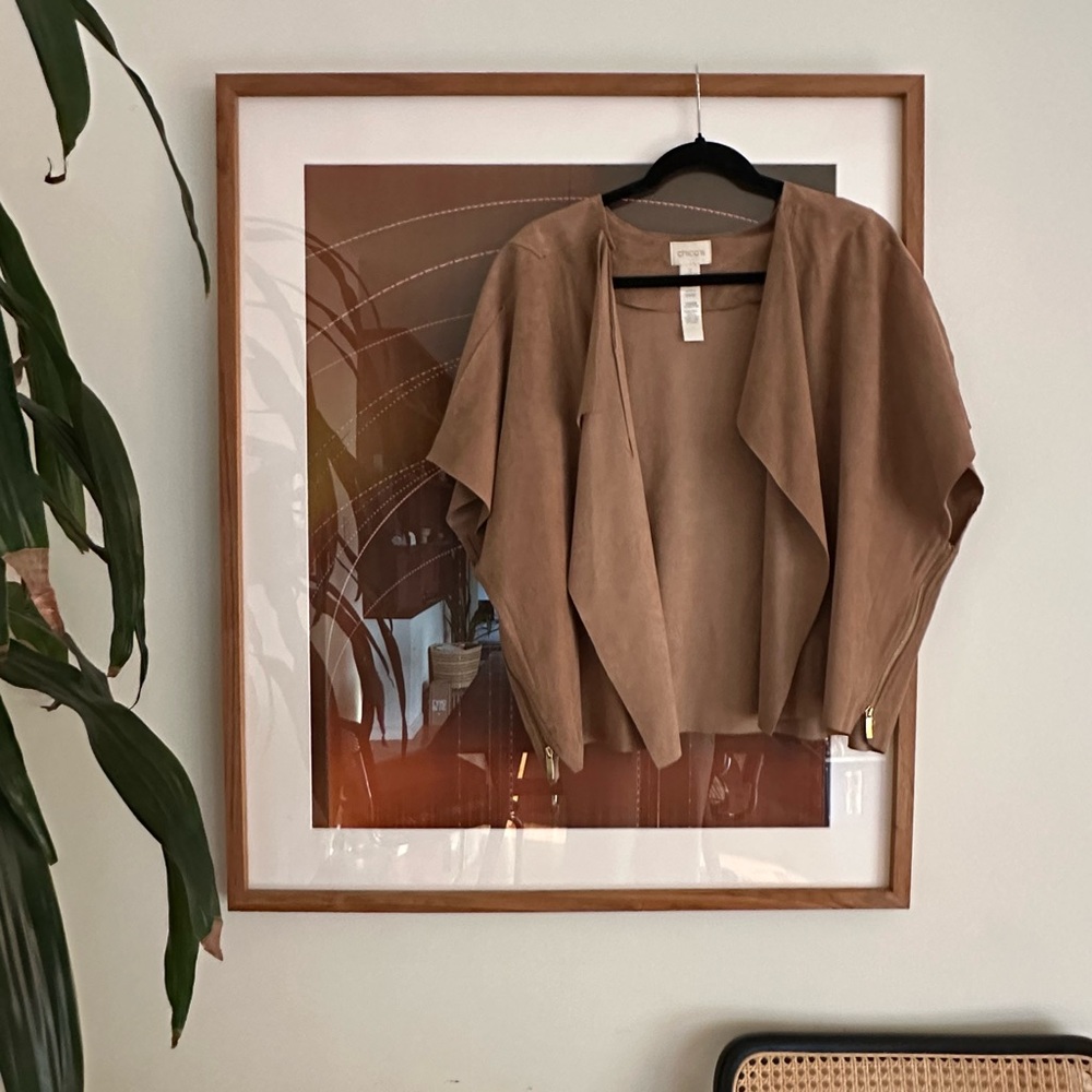 VINTAGE | Chico's Camel Open Front Jacket